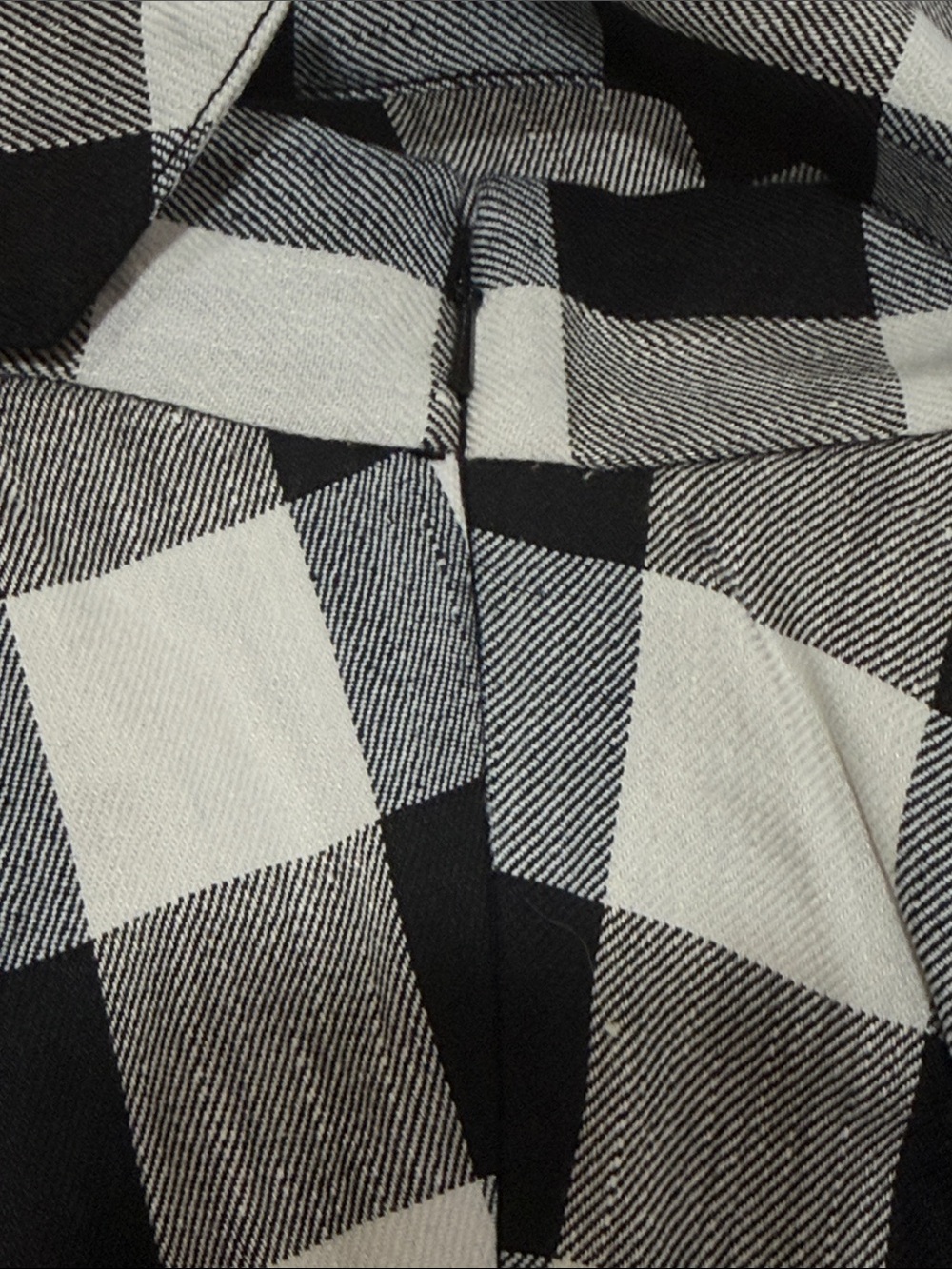 Kate Spade NY Linen Blend Gingham Belted Midi Skirt Black White 2 NWOT $328 - Picture 5 of 5